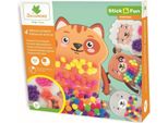 Sycomore Stick&Fun Pompon Decorativi - Animali Della Fattoria 4 Pz
