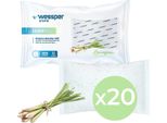 20X Sacchetti Di Ricarica Per Deumidificatore Wessper Alla Citronella - Granuli In 250 G - Previene Muffa, Muffa, Cattivi Odori, Macchie Di Muffa - Deumidificatore Per Ambienti