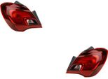 Johns, Fanale Posteriore Combinato Adatto Per Opel Corsa E 09/14- Set Esterno Destro E Sinistro 1222565 13454496 1222566 13454497