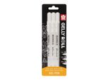 Sakura | Gelly Roll Gel Pen Confezione Blister 05, 08 E 10 Bianco 3 Pezzi