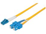 Intellinet Lwl Anschlusskabel Lc/Sc 5M Singlemode OS2 Gelb