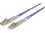 Intellinet Lwl Anschlusskabel Lc/Lc 2M Multimode OM4 Lila