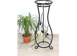 Dandibo Colonna Portafiori In Metallo Nero 90 Cm KW405 Colonna Portafiori Sgabello Per Piante Sgabello Per Fiori