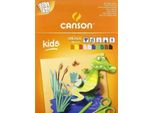 Canson C400015601 Blocco Carta A Colori Canson, 240 X 320 Mm, 185 G/Mq, 10 Fogli