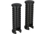 Set: 2X Poggiapiedi In Gomma Forma Moderna, Nero - Mz Etz, Ts