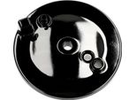 Schermo Del Freno Posteriore, Nero, Con Foro, Senza Slot - Simson S50, S51, S70, KR51/2 Schwalbe