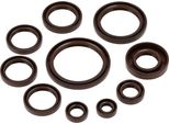 Set: Anelli Di Tenuta Dell'albero, 10 Pezzi, Marrone, Labbro Antipolvere - Awo 425 Sport