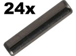 Set: Ago 24X Cuscinetto 2.5X19.8 Albero Kickstarter - Per Mz Etz 250, 251, 301, Ts 250