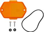 Tappo Indicatore Di Direzione Esagonale, Arancione Incl. Guarnizione In Gomma + Viti - Simson S50, S51, S70, SR50, SR80 - Mz Etz, Ts