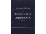 Catalogo Pezzi Di Ricambio, Edizione 1976 - Simson SR4-1 Spatz