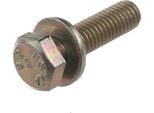 Bullone Esagonale, Giallo Zincato Con Rondella M8X30 - DIN933-Z1