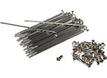 Set: Raggi Per Capezzoli - Acciaio Inossidabile Da 143,5 Mm M3.5 Per 16 Pollici - Simson S50, S51, S70, KR51 Schwalbe, SR4 Bird Series