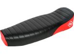 Panca Strutturata, Nero/Rosso Con Scritta Simson - Simson S50, S51, S70 Enduro