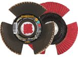 Rhodius 211401 Vision Speed X-LOCK Flap Disc Stainless Steel, Steel, Non-Ferrous Metal 10 Pc(S)