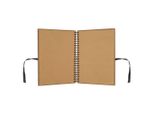 Album In Cartoncino Kraft A4, 40 Fogli Di Carta Kraft, Album A Spirale, Album Per Scrapbooking