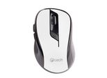 Mouse C-TECH WLM-02 Senza Fili, 6Tlaè. Bianco E Nero