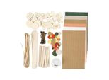 Set Di Artigianato Naturale, Assortimento Di Artigianato Creativo Realizzato Con Materiali Naturali