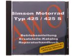 Cd - Simson Simson Awo 425 Moto 425/425S Documenti Originali