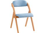 Sobuy Sedia Pieghevole In Legno Imbottita Sedia Ergonomica Da Cucina E Da Pranzo Pieghevole E Salvaspazio Pronta Per L'assemblaggio Per Cucina Balcone Ufficio Blu FST92-BL