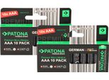 Patona Premium 20X Batterie Aaa (2X10Er) Confezione 1,5V Alcalina