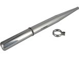 Scarico - Standard, Acciaio Inox - Per Simson S50, S51, S70, KR51/2 Schwalbe, SR4, SR50, SR80