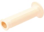 Impugnatura In Gomma A Destra, Senza Foro, Impugnatura Acceleratore, Avorio - Per Simson KR51 Schwalbe, SR4-2, SR4-3, SR4-4
