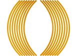 Racing Rim Band Yellow, Adesivo Per Il Fianco Del Cerchio