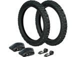 Set: 2 Pneumatici 2,75 X 16 Heidenau K52 + 2 Tubi + 2 Nastri Per Cerchioni
