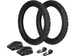 Set: 2 Pneumatici 2,75 X 16 Heidenau K42 + 2 Tubi + 2 Nastri Per Cerchioni