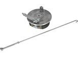 Schermo Del Freno Posteriore Completamente Installato Con Asta Del Freno - Per Simson S51, S53, S70, S83