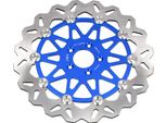 Disco Freno Di Sintonia Zt 260Mm, Cuscinetti Flottanti, Blu - Per Simson S50, S51, S53, S70, S83