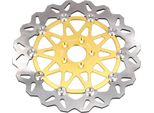 Disco Freno Di Sintonia Zt 260Mm, Cuscinetti Flottanti, Oro - Per Simson S50, S51, S53, S70, S83