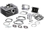 Set: Cilindro Schmitt GST-60, Conversione A Membrana + Pistone, 60 Ccm - Per Simson S51, KR51/2 Schwalbe, SR50