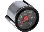 Tachimetro Ø48Mm A 60Km/H Con Anello Tachimetro Nero - Per Simson KR51, SR4-1, SR4-2, SR4-3, SR4-4