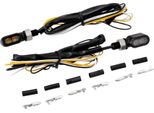 Set: 2X Mini Led "Little Bronx"" Indicatore Di Direzione / Luce Di Posizione, Per Anteriore - Per Ciclomotore E Moto"