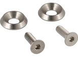 Set: Coperchio Per Raccordi In Materiale Di Fissaggio, Acciaio Inox - Per Simson Schwalbe KR51/1 KR51/2