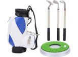 Portapenne Da Golf, Mini Sacca Da Golf Con Set Di Penne, Regalo D'arredo Da Tavolo In Lega Di Zinco
