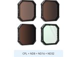 Inf Kit Filtri Cpl ND8 ND16 ND32 Per Ace Pro/Acepro2, Lega Di Alluminio, 4 Pezzi