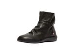 Stiefelette Softinos "Softinos Stiefelette Leder", Damen, Gr. 39, Schwarz, Leder, Schuhe Stiefelette