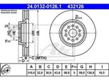 Ate Disco Freno Articolo: 24.0132-0126.1
