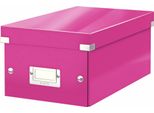 Leitz Contenitore Per Dvd Click & Store Wow, Rosa