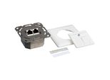 Logilink Cat 6 Scatola Di Giunzione Da Incasso 2 X RJ45 Stp Segnale Orizzontale Bianco (Confezione Da 1)