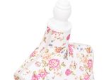 Vidaxl Donna Busto Da Sarta Manichino Busto Manichino Manichino Cotone Rosa Bianco