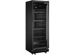 SARO Getränkekühlschrank mit Glastür - schwarz, Modell GTK 360 Flaschenkühlschrank , Glastür , Kiosk , Theke , Getränkekühlschrank, Party