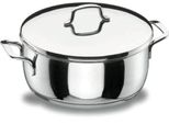 Lacor 90020 Faitout Gourmet 20 Cm Casseruola Incl. Coperchio, Acciaio Inox, Diametro 20 Cm, Adatto Per Fornelli A Induzione