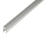 Alberts 030203 Profilo Angolare, Autobloccante, Alluminio, Anodizzato Argento, 1000 X 10,9 X 20 Mm