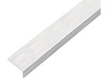 Alberts 489106 Profilo Angolare, Autoadesivo, Alluminio, Design In Acciaio Inox, Leggero, 1000 X 20 X 10 Mm