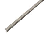 Alberts 488727 Profilo Angolare, Autoadesivo, Alluminio, Design Acciaio Inox, Scuro, 1000 X 10 X 10 Mm