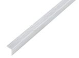 Alberts 489045 Profilo Angolare, Autoadesivo, Alluminio, Design In Acciaio Inox, Leggero, 1000 X 25 X 25 Mm