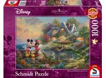 Schmidt Spiele Schmidt Spiele Puzzle: Disney, Sweethearts Mickey & Minnie 1000 Teile 59639